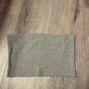 Grey tube top